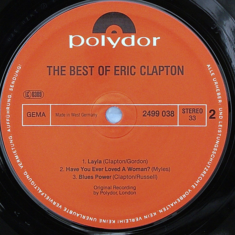 ERIC CLAPTON THE BEST в продаже ERIC CLAPTON THE BEST в продаже