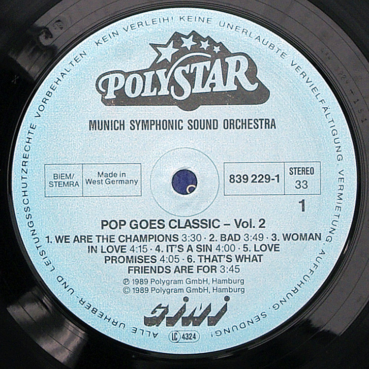 Munich Symphonic Sound Orchestra The Sensation Of Sound - Pop Goes Classic Vol. 2 в продаже Munich Symphonic Sound Orchestra The Sensation Of Sound - Pop Goes Classic Vol. 2 в продаже