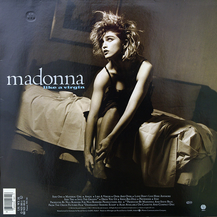 MADONNA Like A Virgin в продаже MADONNA Like A Virgin в продаже
