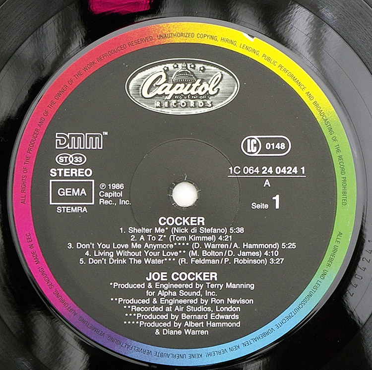 Joe Cocker Cocker в продаже Joe Cocker Cocker в продаже