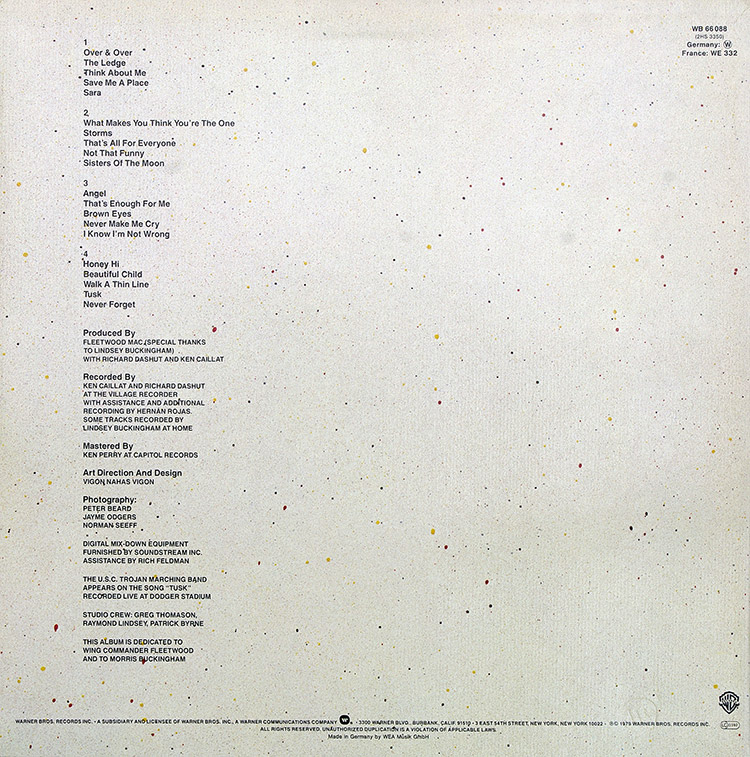 FLEETWOOD MAC Tusk в продаже FLEETWOOD MAC Tusk в продаже
