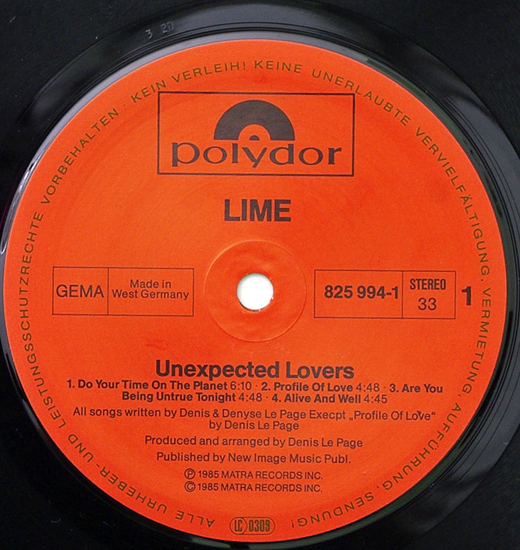 Lime Unexpected Lovers в продаже Lime Unexpected Lovers в продаже