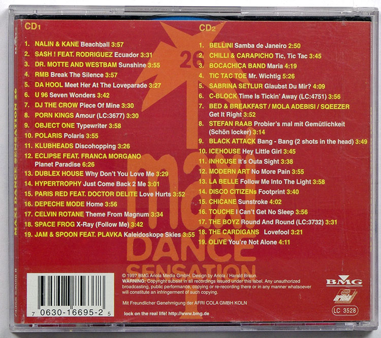 MAXI DANCE SENSATION (2 CD) # 26 в продаже MAXI DANCE SENSATION (2 CD) # 26 в продаже