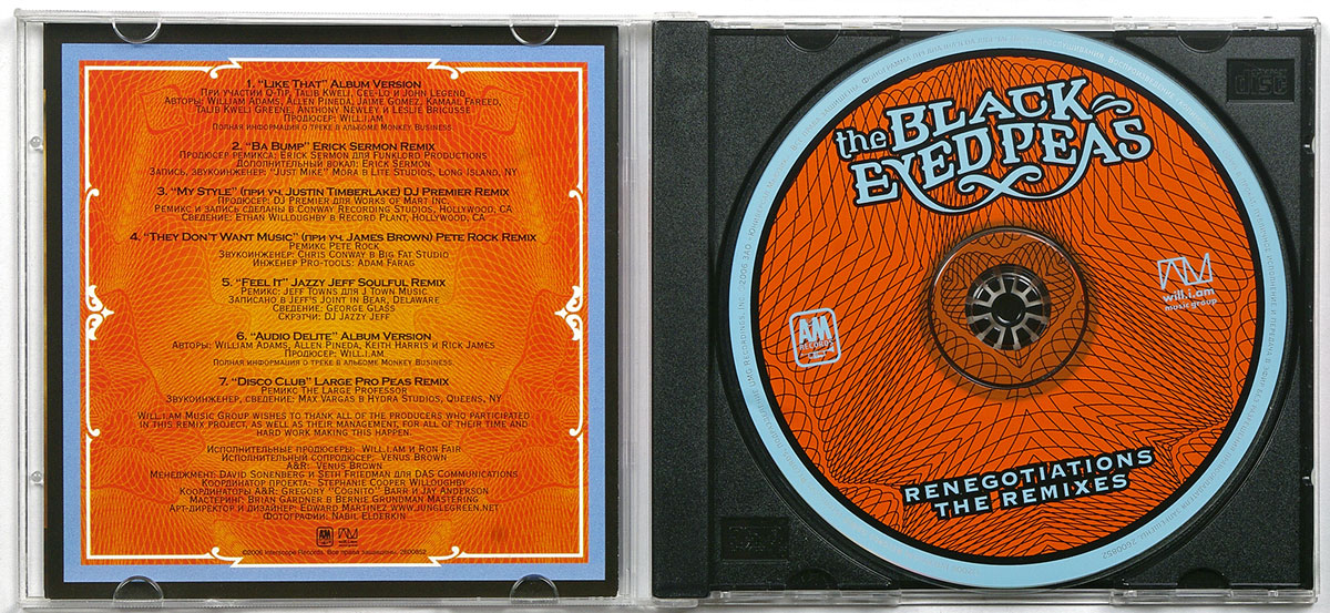 THE BLACK EYED PEAS Renegotiations (The Remixes) в продаже THE BLACK EYED PEAS Renegotiations (The Remixes) в продаже