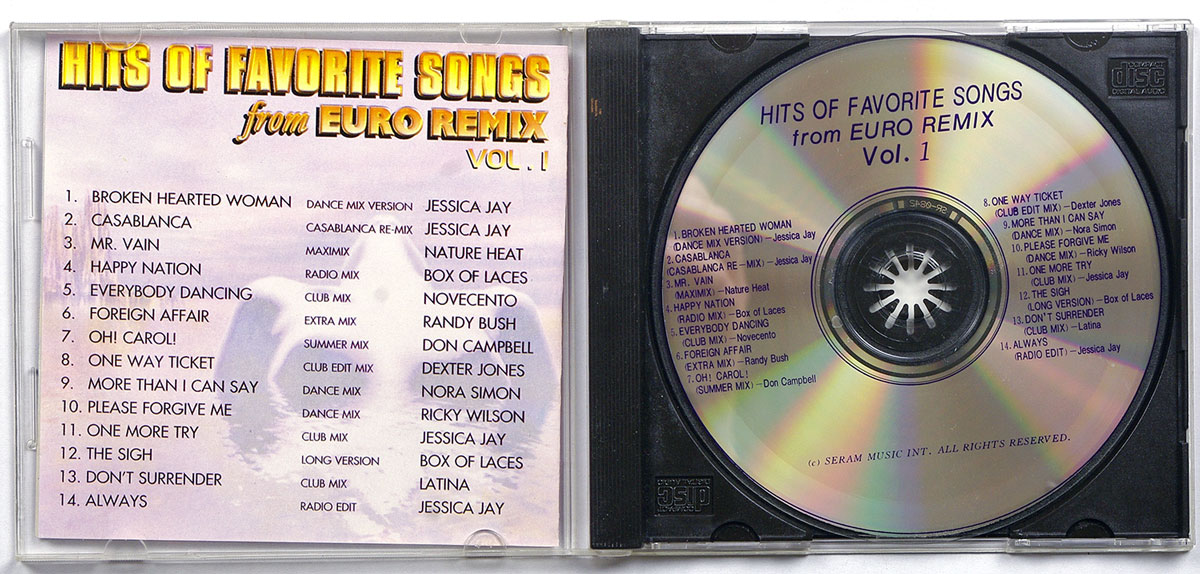 HITS OF FAVORITE SONGS from EURO REMIX vol.1 в продаже HITS OF FAVORITE SONGS from EURO REMIX vol.1 в продаже