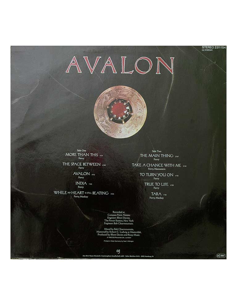 ROXY MUSIC Avalon купить Купить ROXY MUSIC Avalon