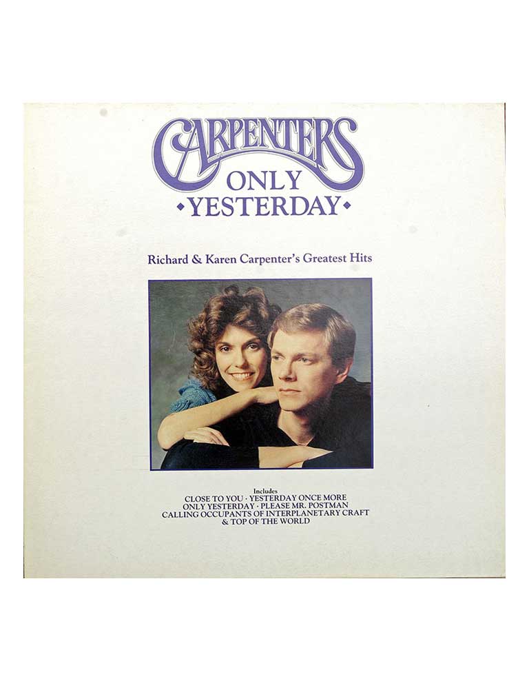 Carpenters Only Yesterday в продаже Carpenters Only Yesterday в продаже