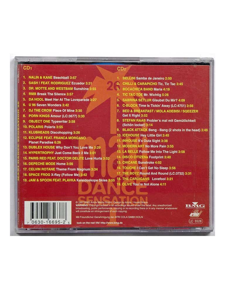 MAXI DANCE SENSATION (2 CD) # 26 купить Купить MAXI DANCE SENSATION (2 CD) # 26