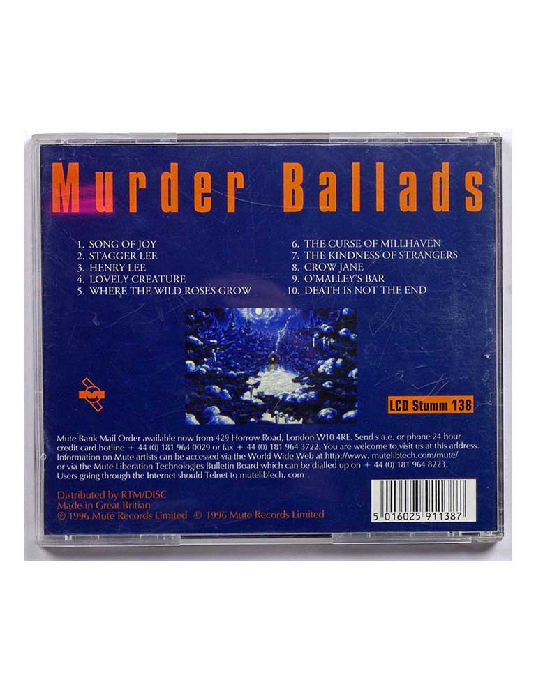 NICK CAVE AND THE BAD SEEDS Murder Ballads купить Купить NICK CAVE AND THE BAD SEEDS Murder Ballads