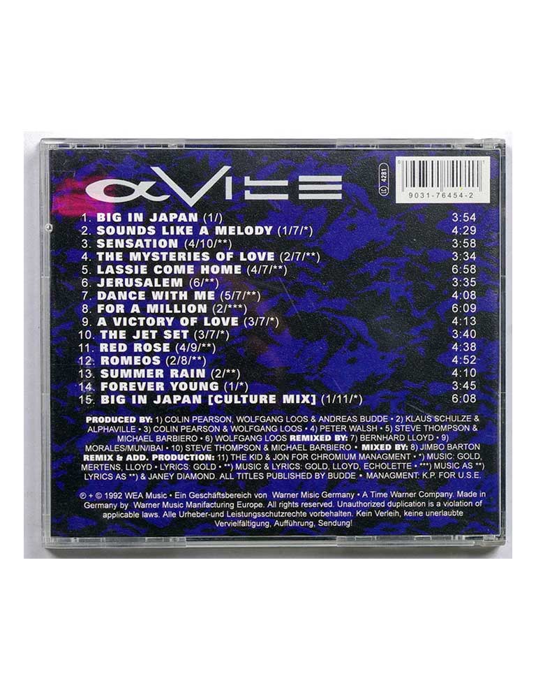 ALPHAVILLE First Harvest 1984-1992 купить Купить ALPHAVILLE First Harvest 1984-1992