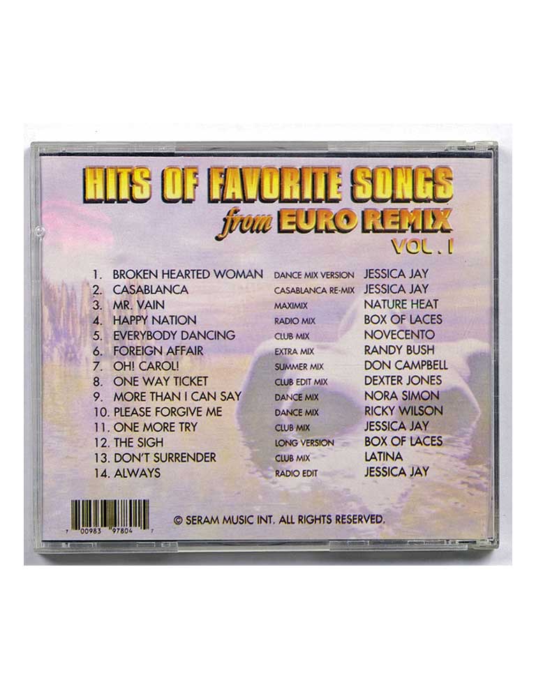 HITS OF FAVORITE SONGS from EURO REMIX vol.1 купить Купить HITS OF FAVORITE SONGS from EURO REMIX vol.1